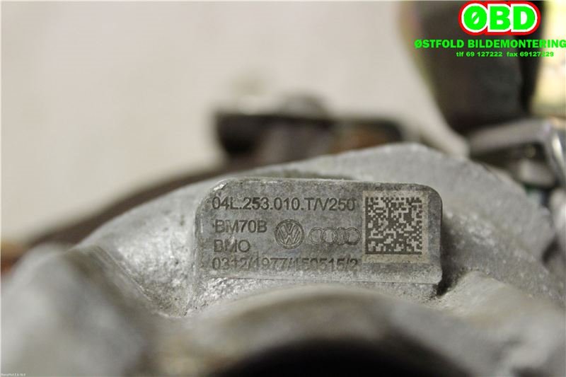 Turbo til VW Passat 2015-2019 (Fase 1) (B8) (B8) (VOLKSWAGEN|04L 253 010 T|04L 253 020 Q|04L253010T)