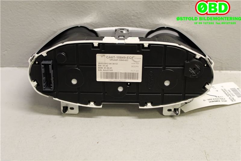 Instrumentpanel til Ford Fiesta 2008-2012 (Type VI, Fase 1)  (FORD|1566095||CA6T10849EC)