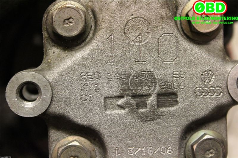 Servo pumpe mekanisk til Audi A4 2004-2008 (Type III) (B7) (B7) (AUDI|8E0145153H||8E0145153)