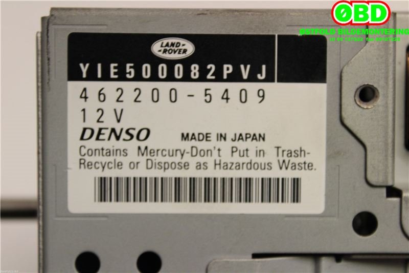 Bilstereo navigasjon til Land Rover Range Rover Sport 2005-2013  (LAND-ROVER|YIE500082PVJ|LR012984)