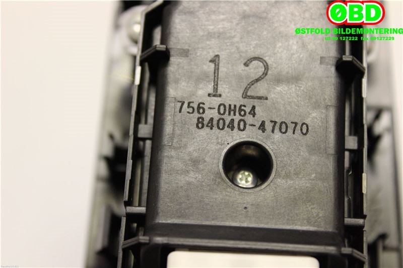 Bryter ruteheis til Toyota Prius 2016-2023 (Type IV) (combi) (combi) (TOYOTA PRIUS|8404047070|)