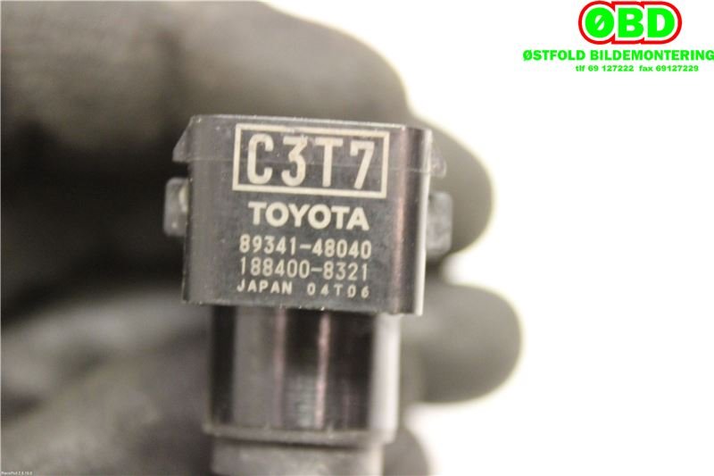 Parkeringssensor bak til Toyota Prius 2016-2023 (Type IV) (combi) (combi) (TOYOTA PRIUS|8934148040D1||8934148040)