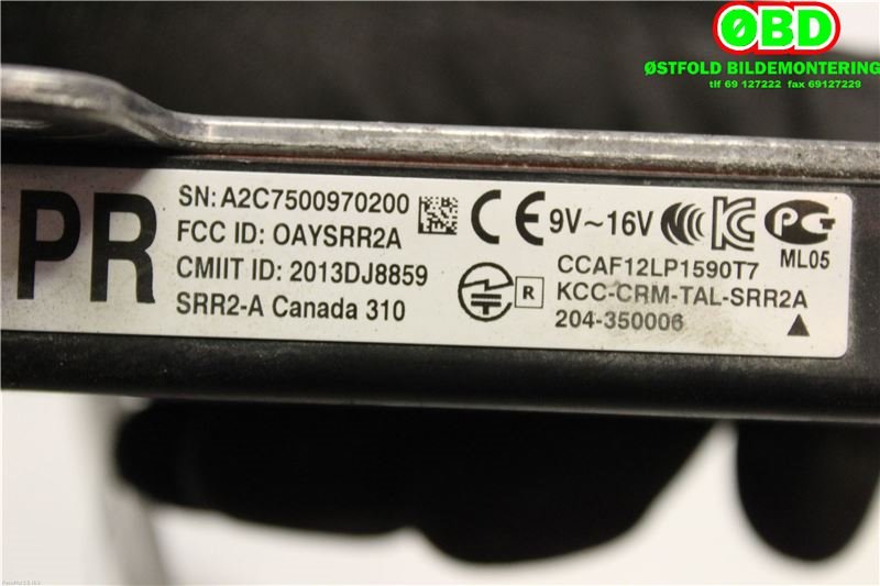 Styreenhet diverse til Toyota Prius 2016-2023 (Type IV) (combi) (combi) (TOYOTA PRIUS|881620W270|)