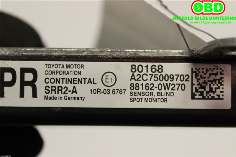 Styreenhet diverse til Toyota Prius 2016-2023 (Type IV) (combi) (combi) (TOYOTA PRIUS|881620W270|)