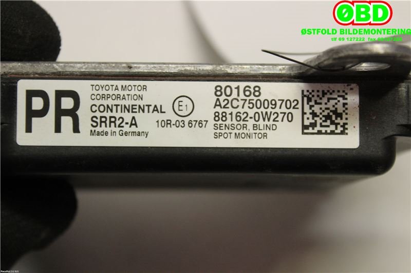 Styreenhet diverse til Toyota Prius 2016-2023 (Type IV) (combi) (combi) (TOYOTA PRIUS|881620W270|)