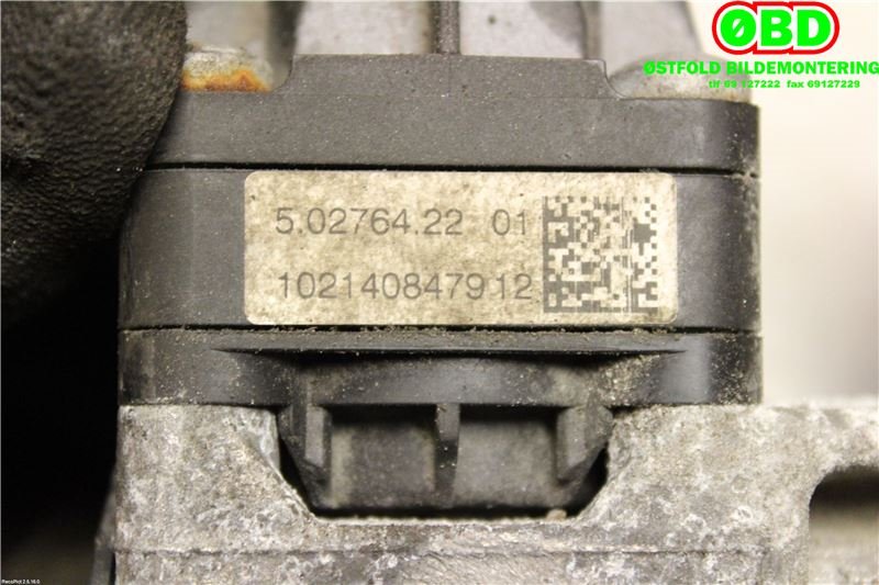 EGR-ventil til Volvo XC70 2014-2016 (Type II, Fase 2)  (VOLVO|36000998||31325030)
