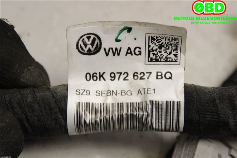 Ledningsnett til Škoda Octavia 2013-2016 (Type III, Fase 1)  (SKODA|06K 972 627 BQ||06K972627BQ)
