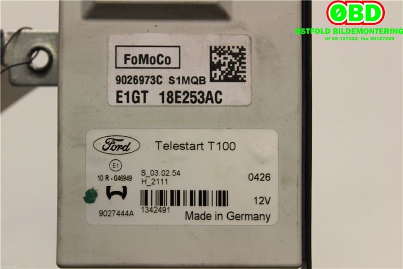 Antenne forsterker til Ford Galaxy 2015-2022 (Type IV) (FORD GALAXY|2450060||E1GT18E253AC)