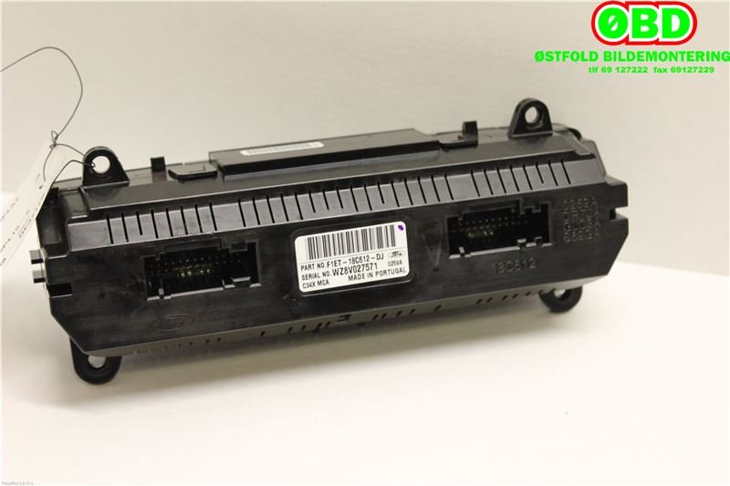 Varmeapparat betjening til Ford Focus 2014-2018 (Type III, Fase 2)  (FORD|2376689||F1ET18C612DJ)