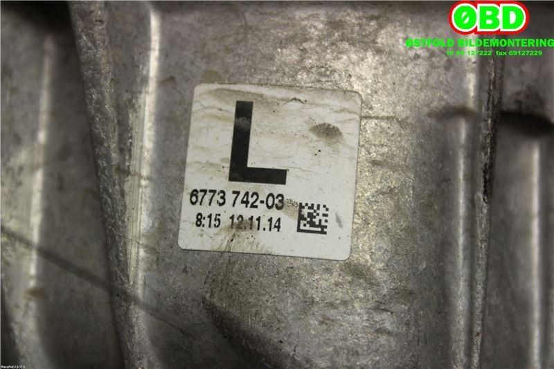 Motorfeste til BMW X1 2009-2015 (E84) (E84) (BMW|22116773742||6773742)