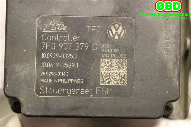 ABS sentral til VW Transporter / Caravelle 2009-2015 (Fase 2) (T5) (T5) (VOLKSWAGEN|7E0 614 517 C||7E0614517C)