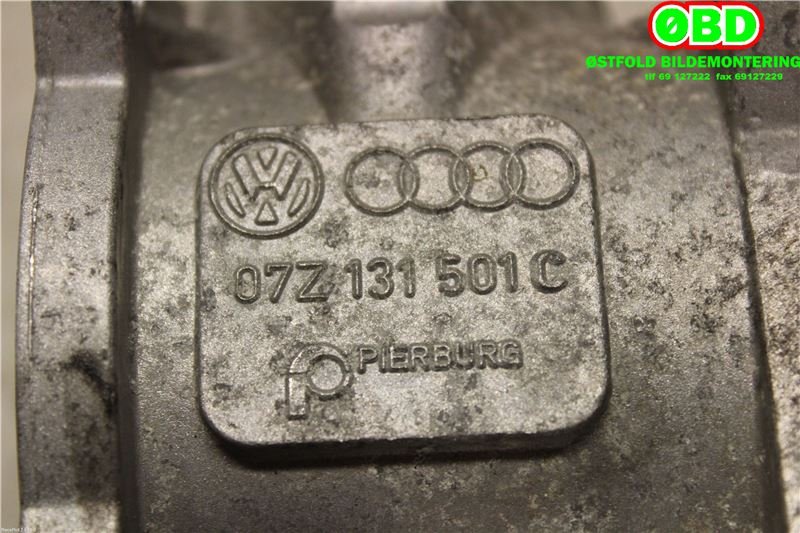 EGR-ventil til VW Touareg 2007-2010 (Type I, Fase 2)  (VOLKSWAGEN|07Z 131 501 E||07Z131501C)