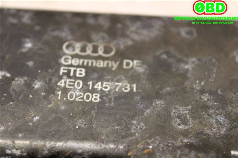 Turbo rør til Audi A8, 2003-2010 (Type II)  (4E0145731)