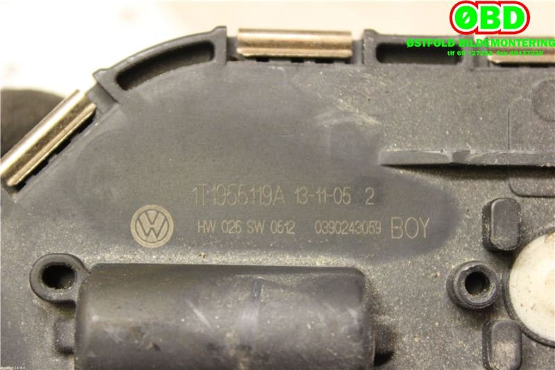 Viskermotor frontrute til VW Touran 2010-2015 (Type I, Fase 3)  (VOLKSWAGEN||1397220656|1T1955119A)
