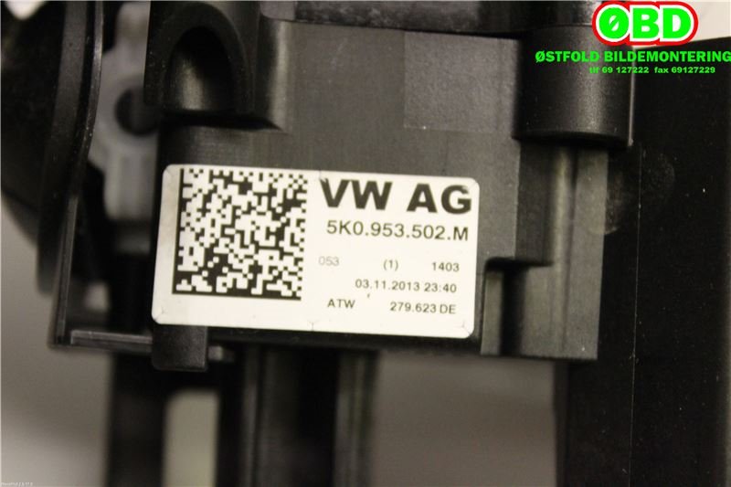 Bryter combi til VW Caddy 2010-2015 (Type III, Fase 2)  (VOLKSWAGEN|5K0 953 502 M||5K0953502M)