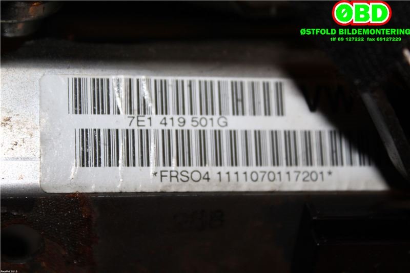 Rattaksel til VW Transporter / Caravelle 2009-2015 (Fase 2) (T5) (T5) (VOLKSWAGEN|7E1 419 501 J||7E1419501G)