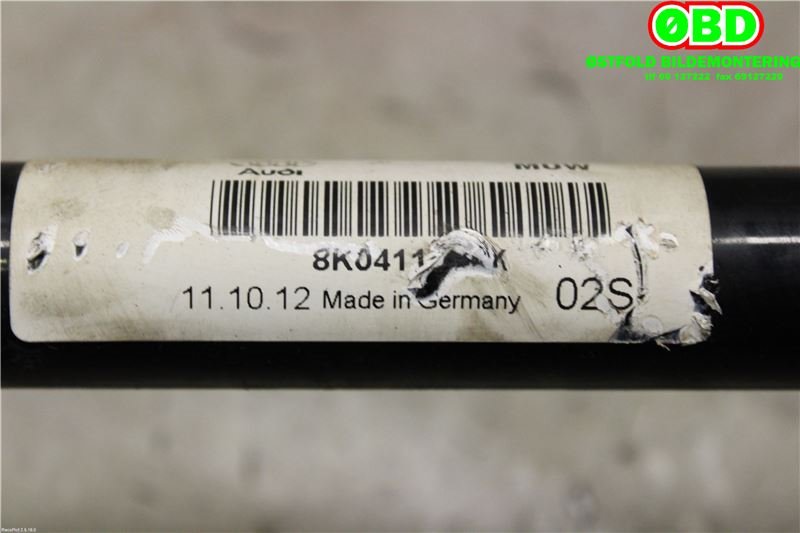 Stabilisatorstag foran til Audi A4 2007-2014 (Type IV) (B8) (B8) (AUDI|8K0 411 309 K|)