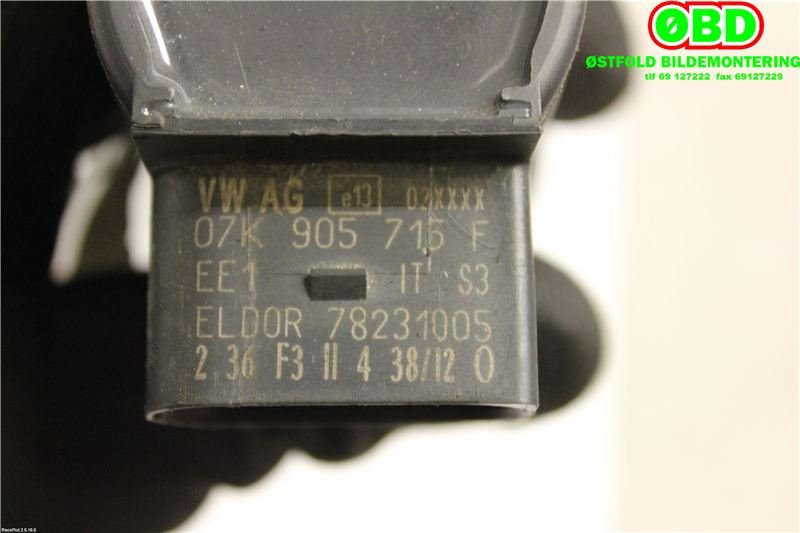 Coil elektronisk til Audi A4 2007-2014 (Type IV) (B8) (B8) (AUDI|07K 905 715 F|07K 905 715 G|07K905715F)