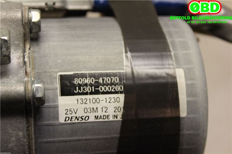 Rattaksel elektrisk servo til Toyota Prius 2009-2016 (Type III) (COMBI) (COMBI) (TOYOTA|4525047230||8096047070)