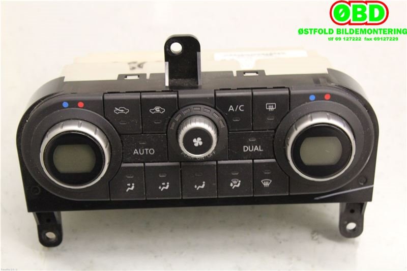 Varmeapparat betjening til Nissan Qashqai 2007-2010 (Type I, Fase 1) (NISSAN|27500JD45A|)