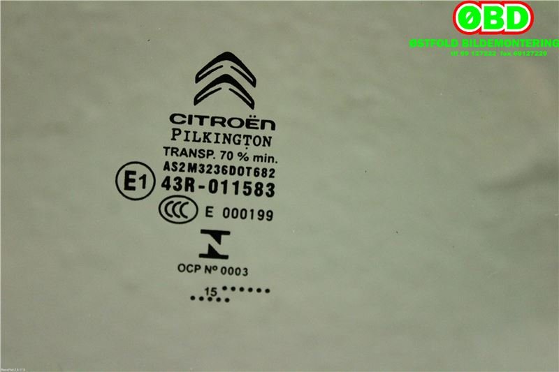 Siderute høyre foran til Citroën C4, Cactus 2014-2017 (Fase 1)  (CITROEN|98 100 810 80|)