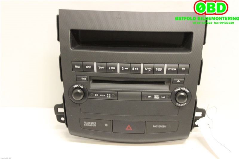 Bilstereo til Peugeot 4007, 2007-2012 (PEUGEOT|6574X4)