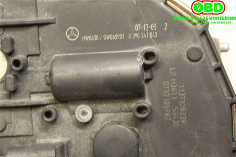 Viskermotor frontrute til Mercedes C-Klasse 2007-2011 (Fase 1) (W204) (W204) (MERCEDES||1397220567|0390241843)