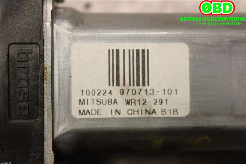 Ruteheis venstre foran til Volvo V70 2007-2013 (Type III, Fase 1)  (VOLVO|30699645||970713101)