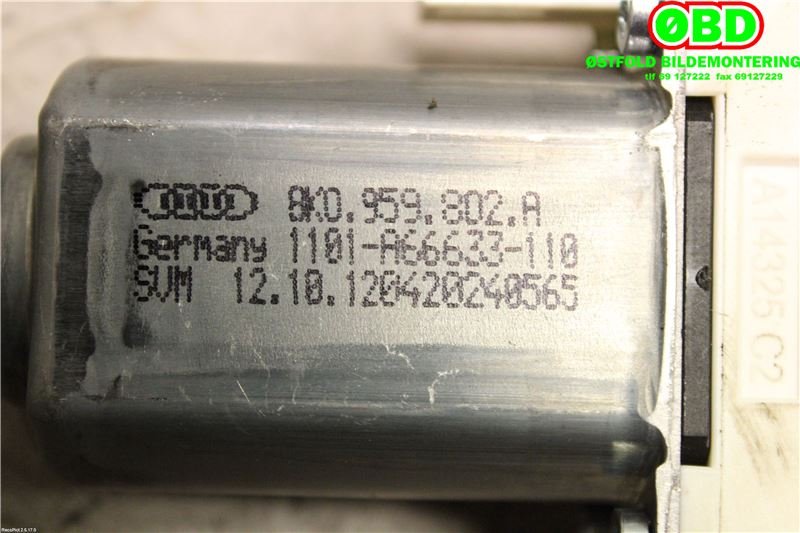 Ruteheis høyre foran til Audi A4 2007-2014 (Type IV) (B8) (B8) (AUDI|8K0 837 462 A|8K0 837 462 E|8K0837462A)
