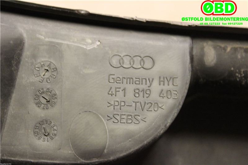 Deksel til Audi A6, Allroad 2006-2008 (Type II, Fase 1) (C6) (C6) (AUDI|4F1 819 403 A||4F1819403)