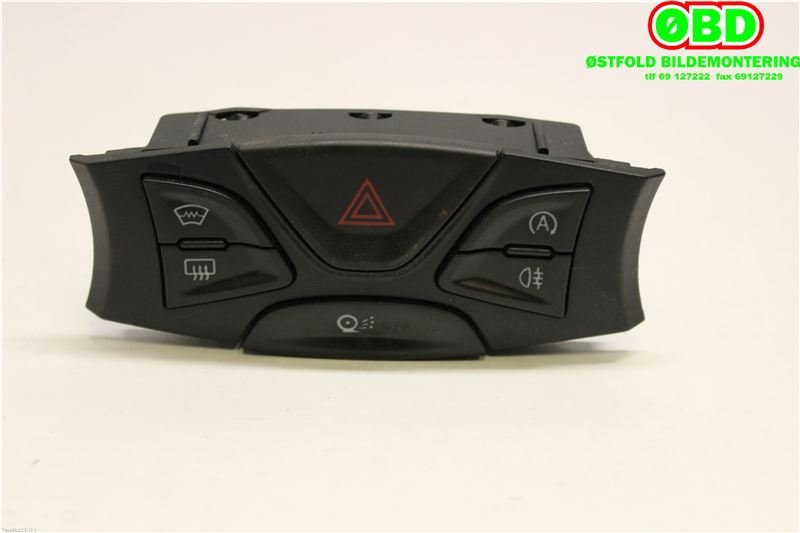 Bryter nødblink til Ford Ka, 2008-2015 (Type II)  (FORD|)