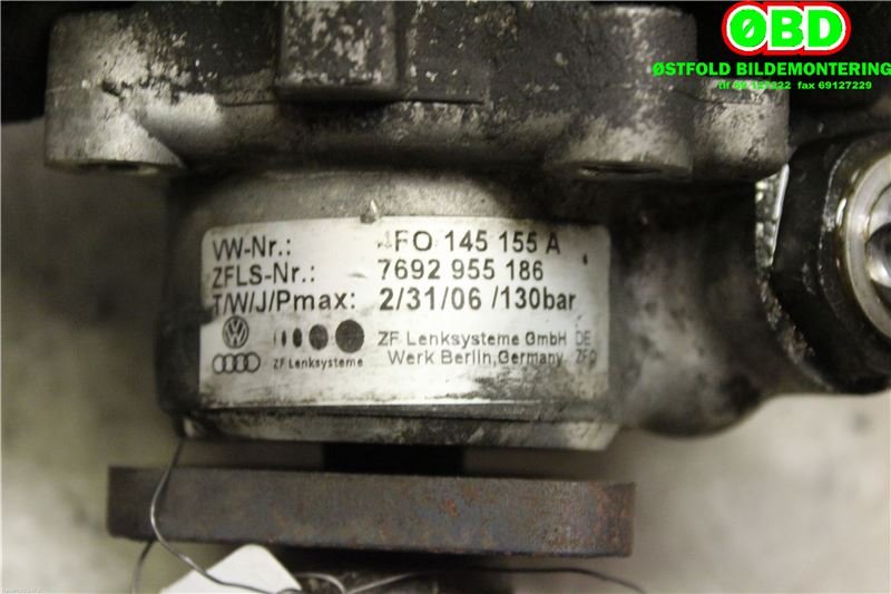 Servo pumpe mekanisk til Audi A6, Allroad 2006-2008 (Type II, Fase 1) (C6) (C6) (AUDI|4F0 145 155 A||4F0145155A)