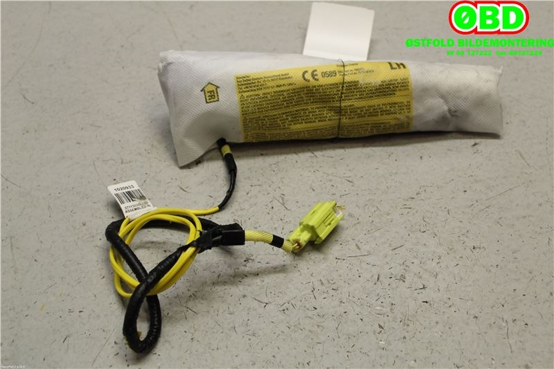 Airbag sidepute venstre til Toyota Yaris 2012-2014 (Type III, Fase 1) (TOYOTA|739200D061||739200D060)