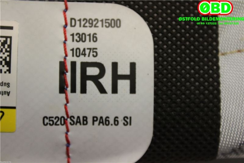 Airbag sidepute høyre til Ford Kuga 2013-2019  (FORD|2229494||CV44611D10AC)
