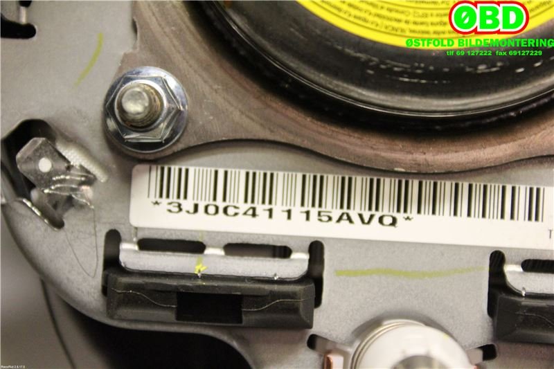 Airbag rattpute til Toyota Avensis 2015-2019 (Type III, Fase 2)  (TOYOTA|4513005140C0|)