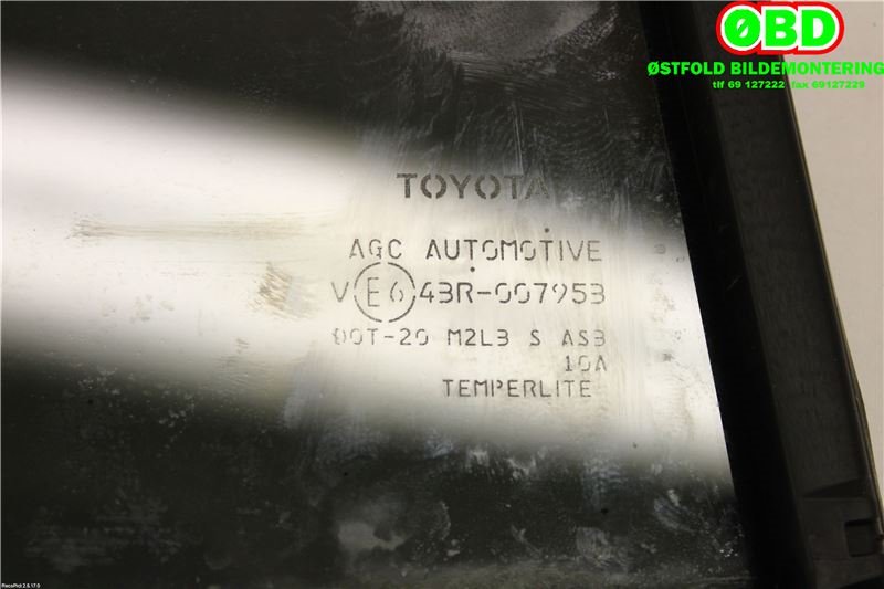 Diverse deler til Toyota RAV4 2016-2019 (Type IV, Fase 2)  (TOYOTA RAV4|6812342140|)