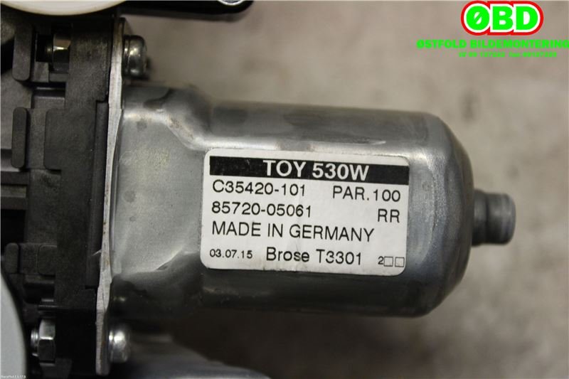 Ruteheis venstre bak til Toyota Avensis 2015-2019 (Type III, Fase 2)  (TOYOTA|6984005131|)