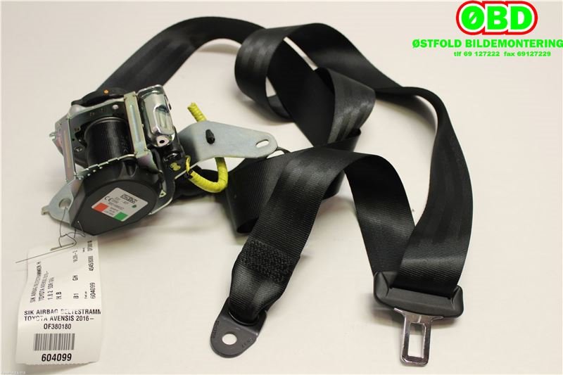 Airbag beltestrammer til Toyota Avensis, 2015-2019 (Type III, Fase 2)  (TOYOTA|7336005190C3)