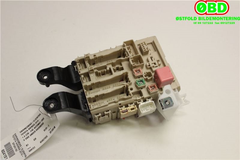 Sikringsboks til Toyota Avensis, 2015-2019 (Type III, Fase 2)  (TOYOTA|)