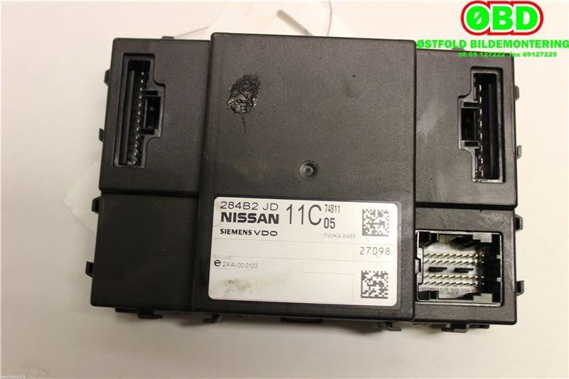 Styreenhet comfort (BCM) til Nissan X-Trail 2007-2014 (T31) (T31) (NISSAN|284B2JD|)