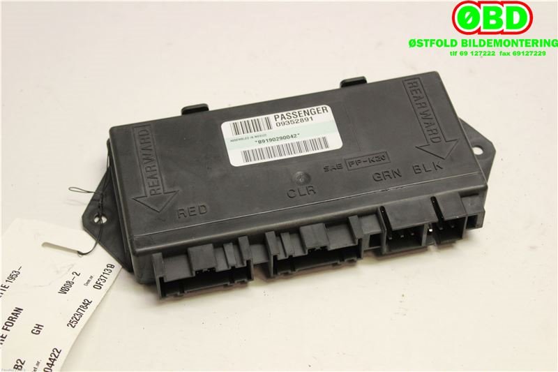 Styreenhet dør venstre foran til Chevrolet Corvette 1997-2004 (C5) (C5) (CHEVROLET|09352891|)