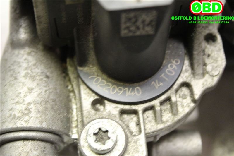 EGR-ventil til Ford Transit Courier 2014-2018 (Type I, Fase 1)  (FORD|1702178|)