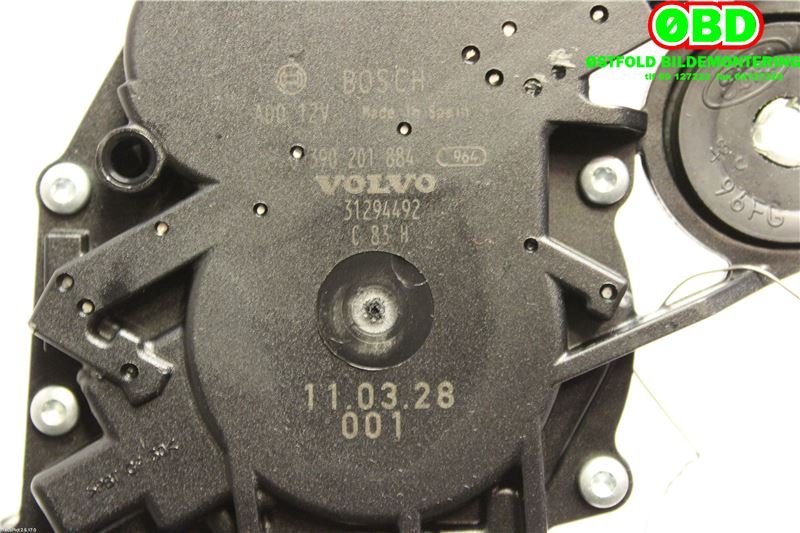 Viskermotor bakrute til Volvo V60 2010-2013 (Type I, Fase 1)  (VOLVO|31294492|0390201884)