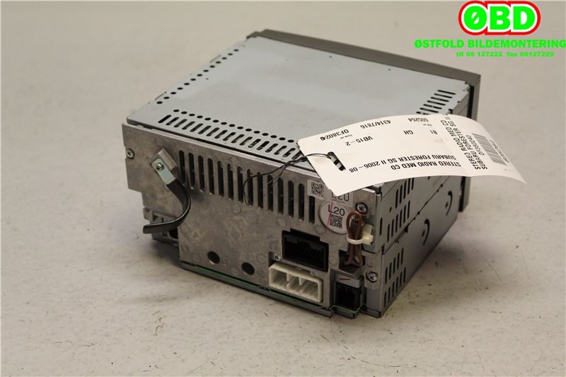 Bilstereo til Subaru Forester 2005-2008 (Type II, Fase 2) (SUBARU|86201SA200|)