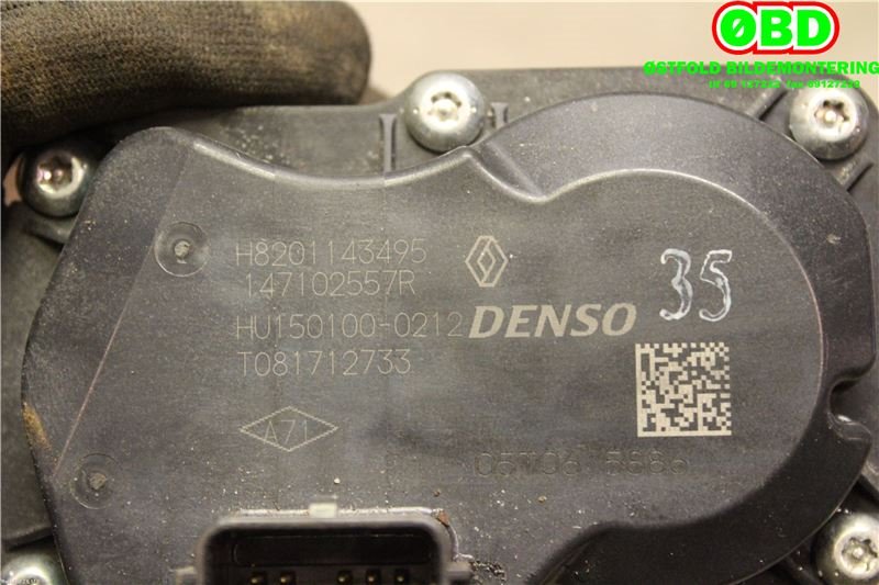 EGR-ventil til Renault Kangoo 2008-2021 (Type II) (RENAULT|147102557R|147109913R)