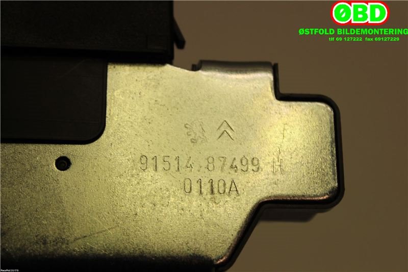 Baklukelås til Citroën C3 2010-2016 (Type II) (CITROEN|8719 F8||9151487499)