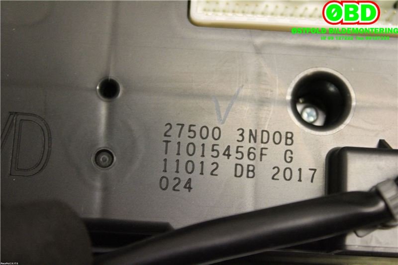 Varmeapparat betjening til Nissan Leaf 2011-2017 (Type I)  (NISSAN|275003ND0B|275003ND0C)