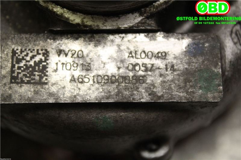 Turbo til Mercedes Vito/Viano 2010-2014 (Fase 2) (W639) (W639) (MERCEDES|A 651 090 00 86||6510900086)