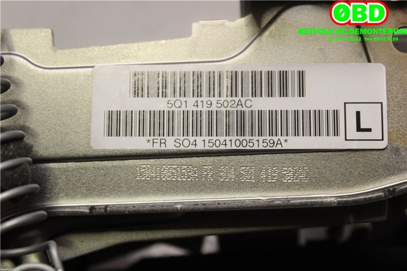 Rattaksel elektrisk servo til VW e-Golf 2014-2017 (Fase 1)  (VOLKSWAGEN|5Q1 419 502 AC|)