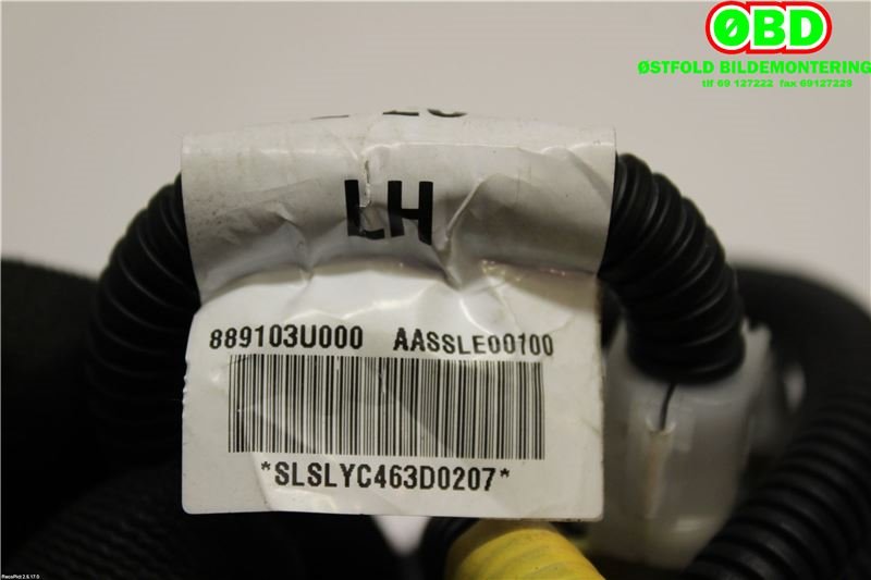 Airbag sidepute venstre til Kia Sportage 2010-2016 (Type III)  (KIA||889103U000)